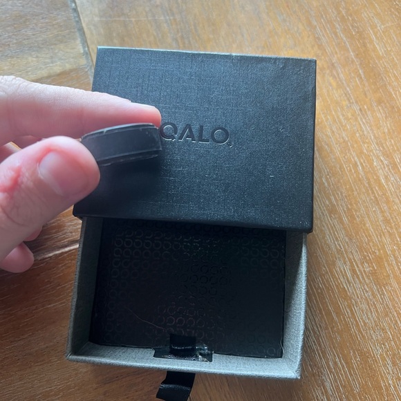 QALO Men's Black Silicone Ring - Picture 1 of 2